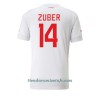 Camiseta de fútbol Suiza Steven Zuber 14 Segunda Equipación Mundial 2022 - Hombre